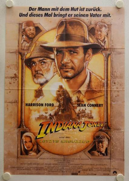 Indiana Jones and the Last Crusade original release german movie poster